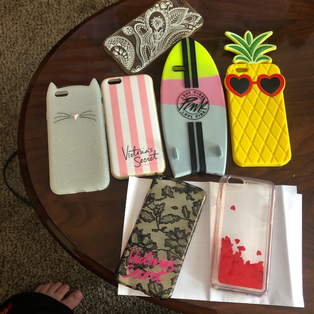 Lot of seven iPhone 6 cases